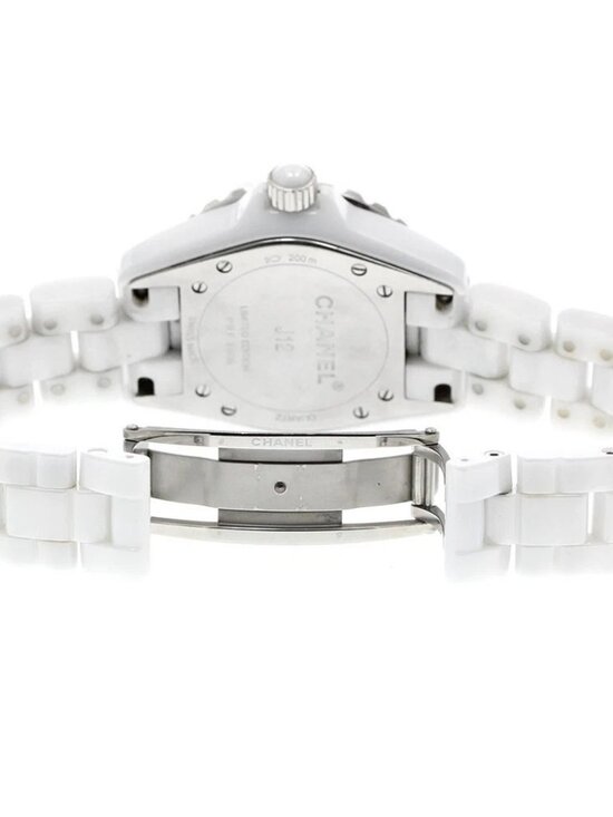 CHANEL J12 H3826 Blue light limited 2000 white Dial Quartz Ladies Watch_957573 main image 4